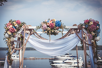 Морская арка свадебная