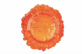 Тарелка "Коралл" - оранжевый