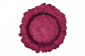 Тарелка "Коралл" - вишневый